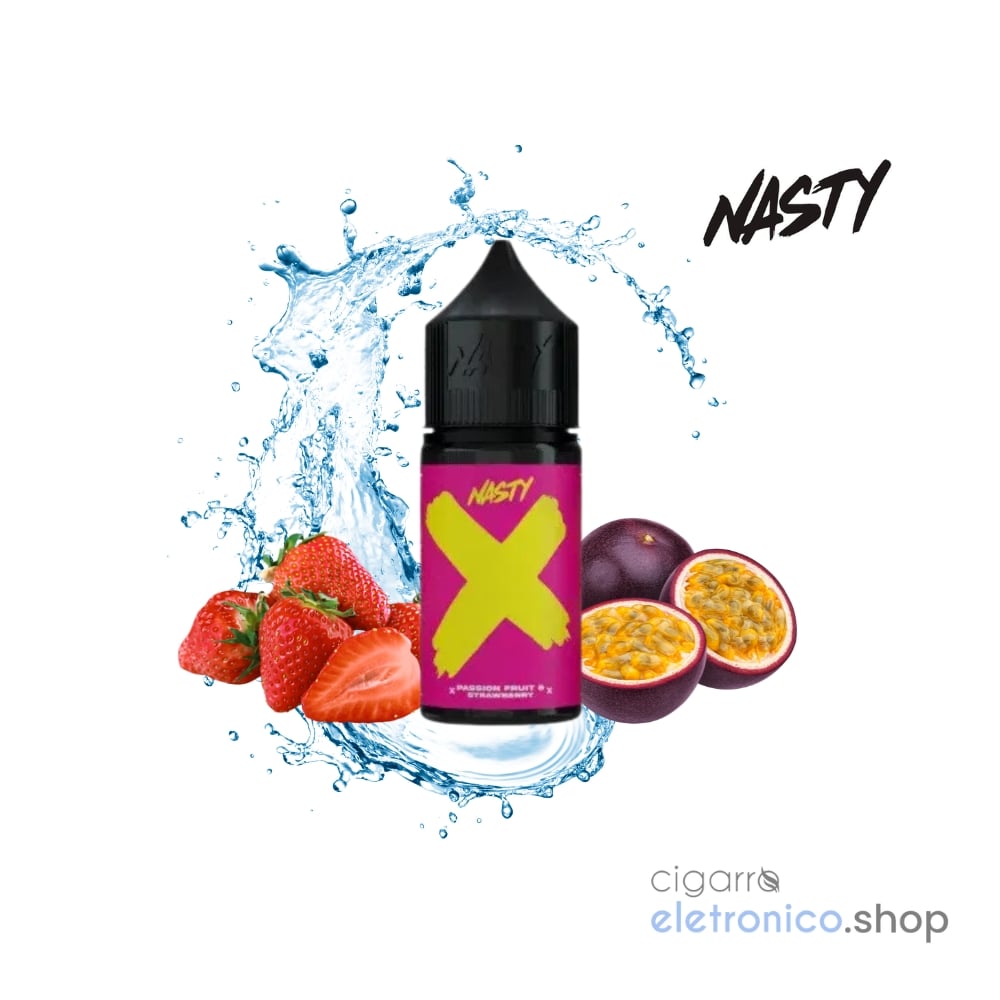 Líquido Nasty X Passion Fruit Strawberry – Nic Salt 30ml